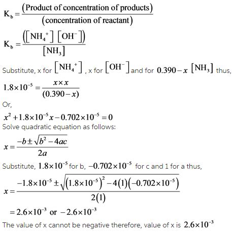 kb for nh3|Solved Kb for NH3 is 1.8x10^